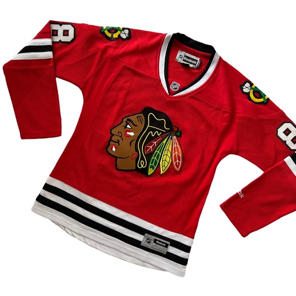 CHICAGO BLACKHAWKS / REEBOK PATRICK KANE WOMEN’S JERSEY SIZE SMALL - Picture 2 of 10